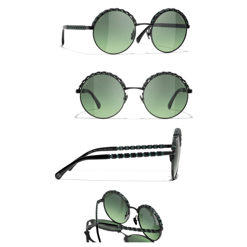 Chanel Calfskin Sunglasses $740 Retail